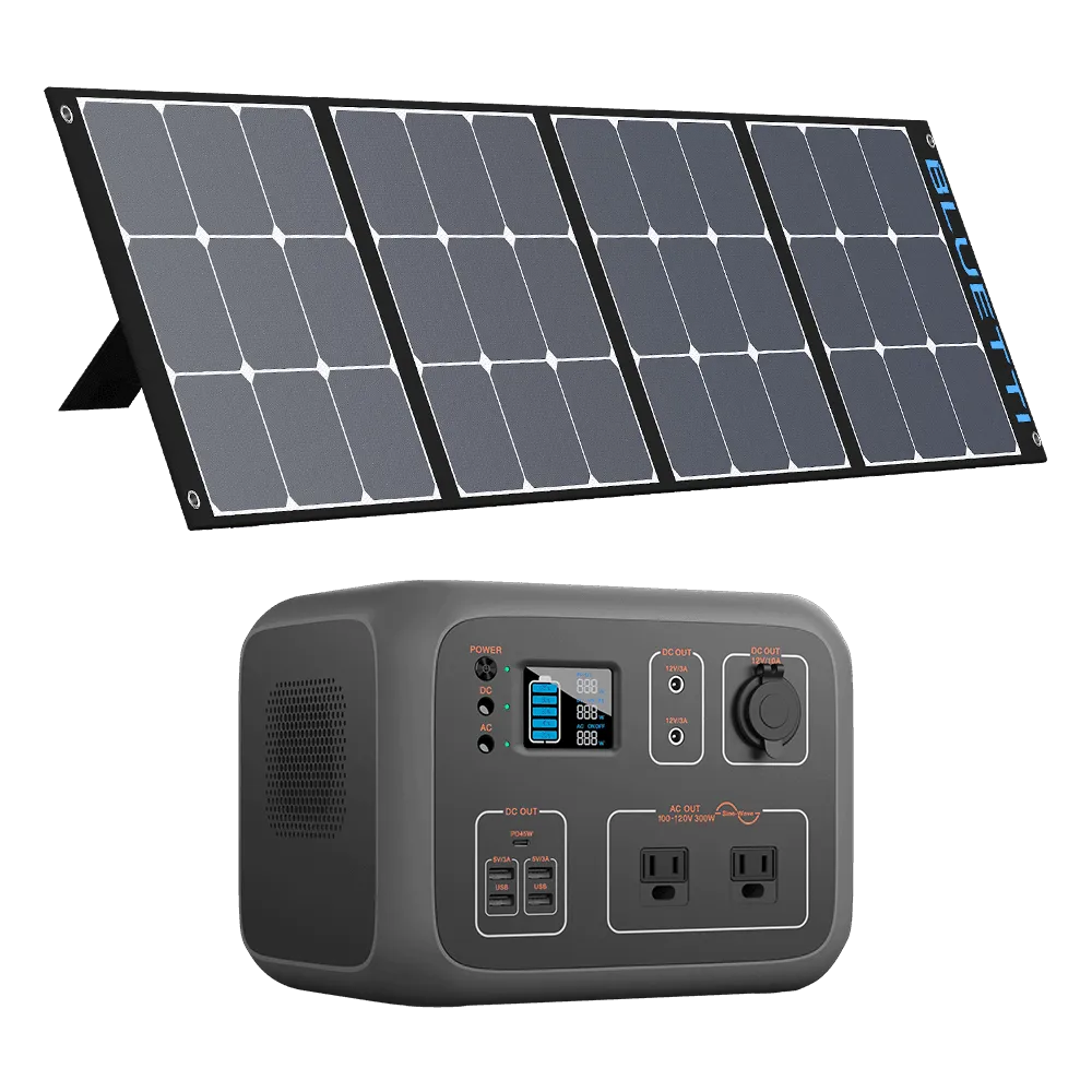 BLUETTI AC50S 500Wh/300W Portable Power Station  1*SP120 Solar Panel