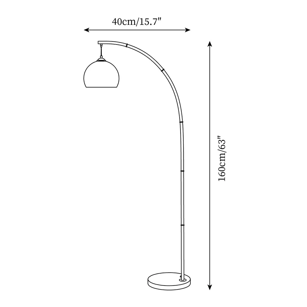 Bobois Floor Lamp 15.7″- 63″