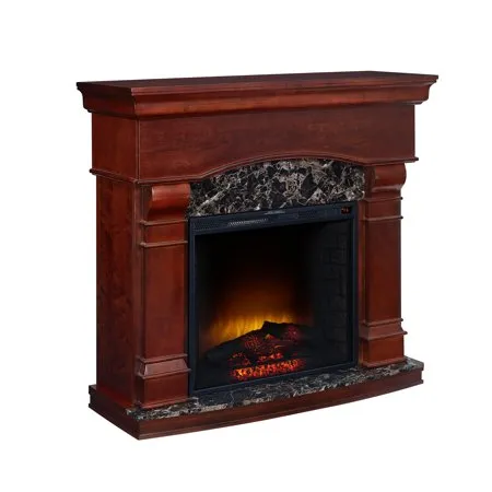 Bold Flame 47 inch Electric Fireplace Heater in Walnut