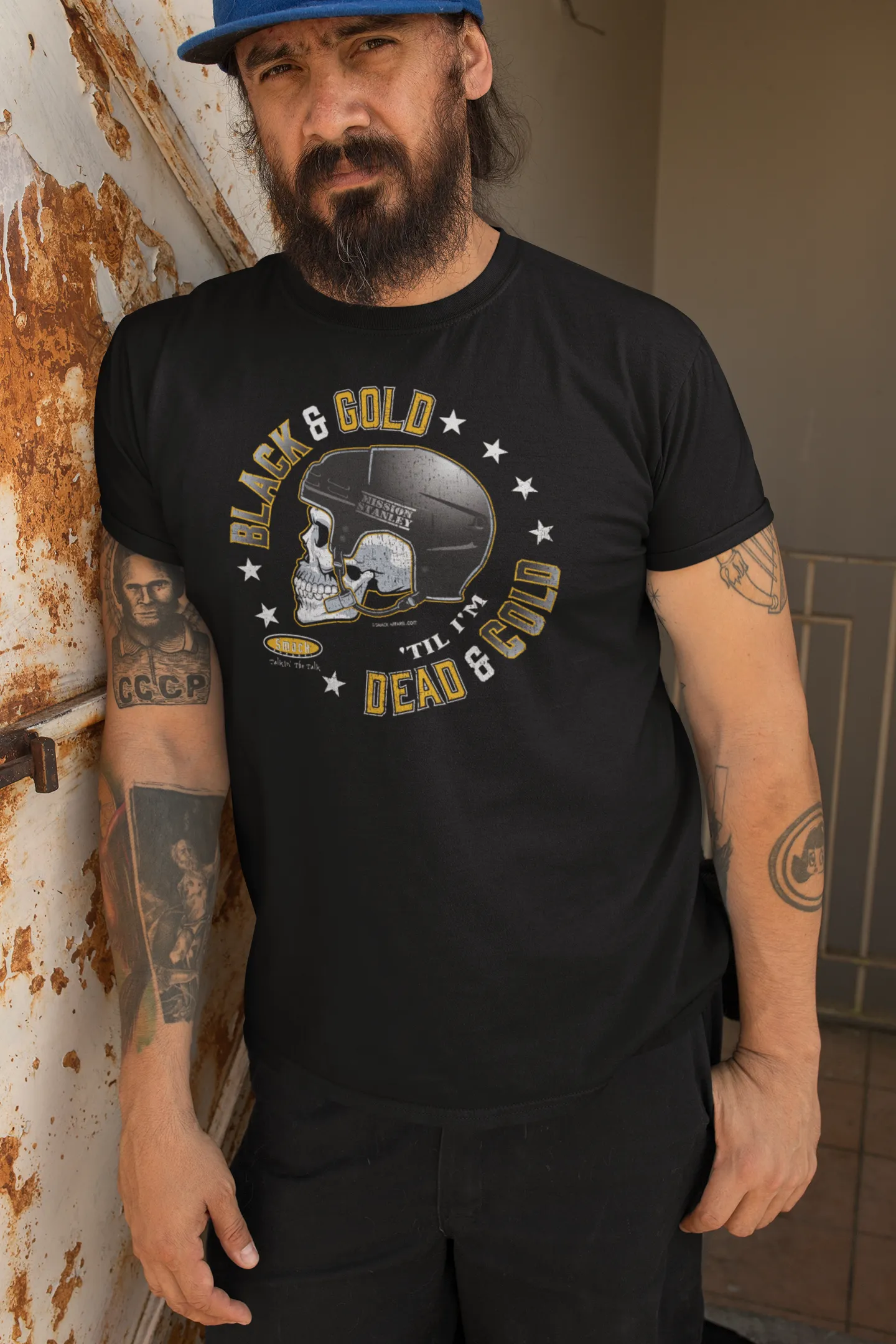 Boston Hockey Fans. Black & Gold Until I'm Dead and Cold Shirt or Hoodie