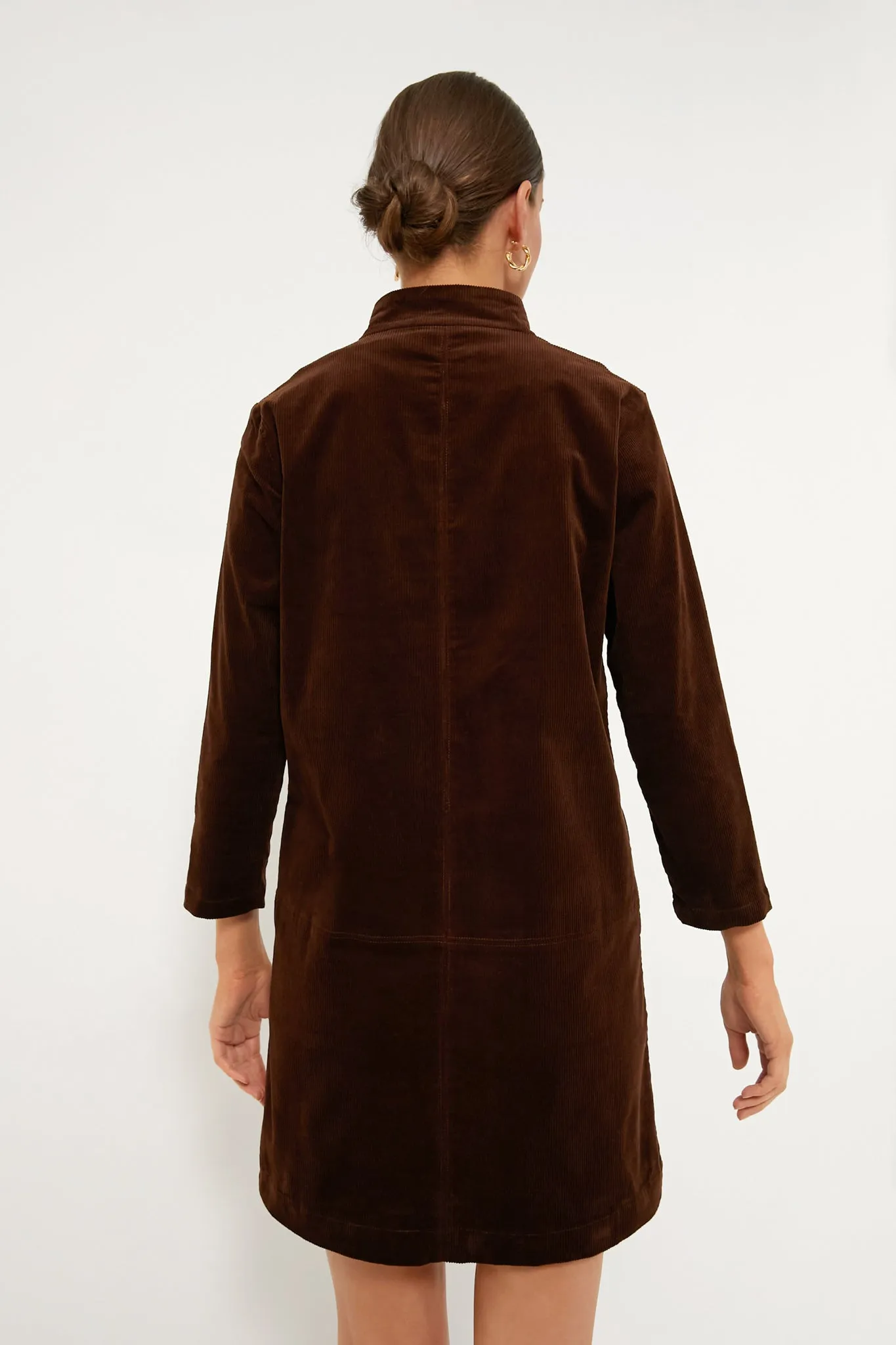 Brown Corduroy Clifton Dress