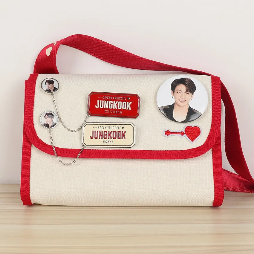 BTS Japan Speak Yourself Velcro Mini Bag