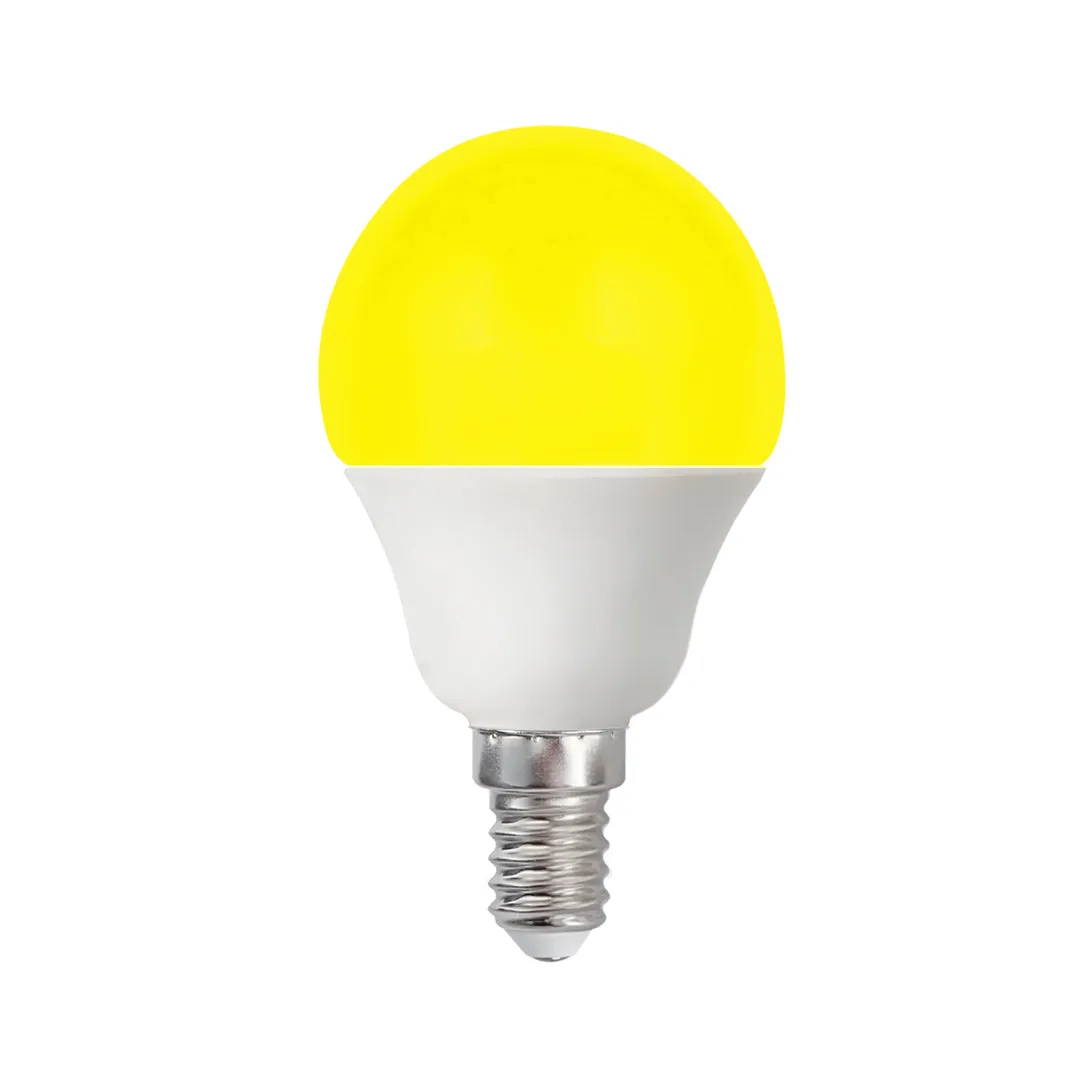 Bulb LED 2 Watts Yellow E14 (Small Screw)