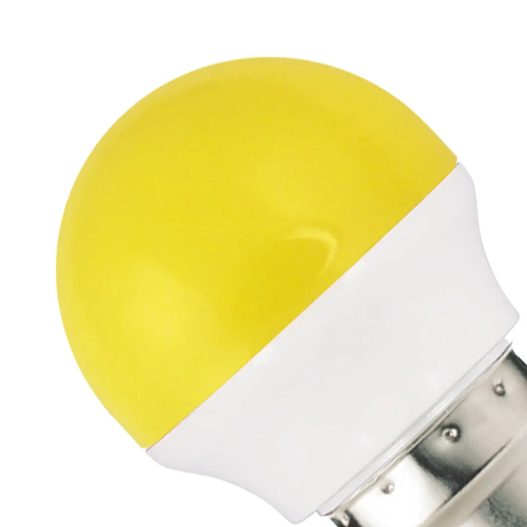 Bulb LED Yellow 2 Watts B22 (Pin)