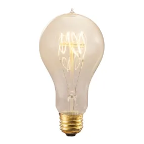 Bulbrite 132540 25 Watt A23 Incandescent White Nostalgic Loop