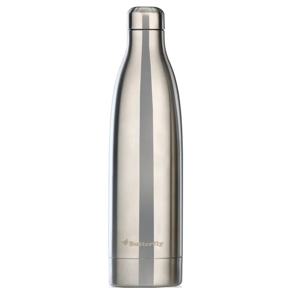 Butterfly Voyage Vacuum Flask 1000ml Silver