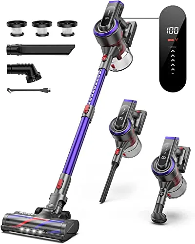 BuTure Cordless Vacuum Cleaner, 38 Kpa Powerful Stick Vacuum (New)