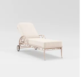 Calcutta Adjustable Chaise With Wheels by Brown Jordan