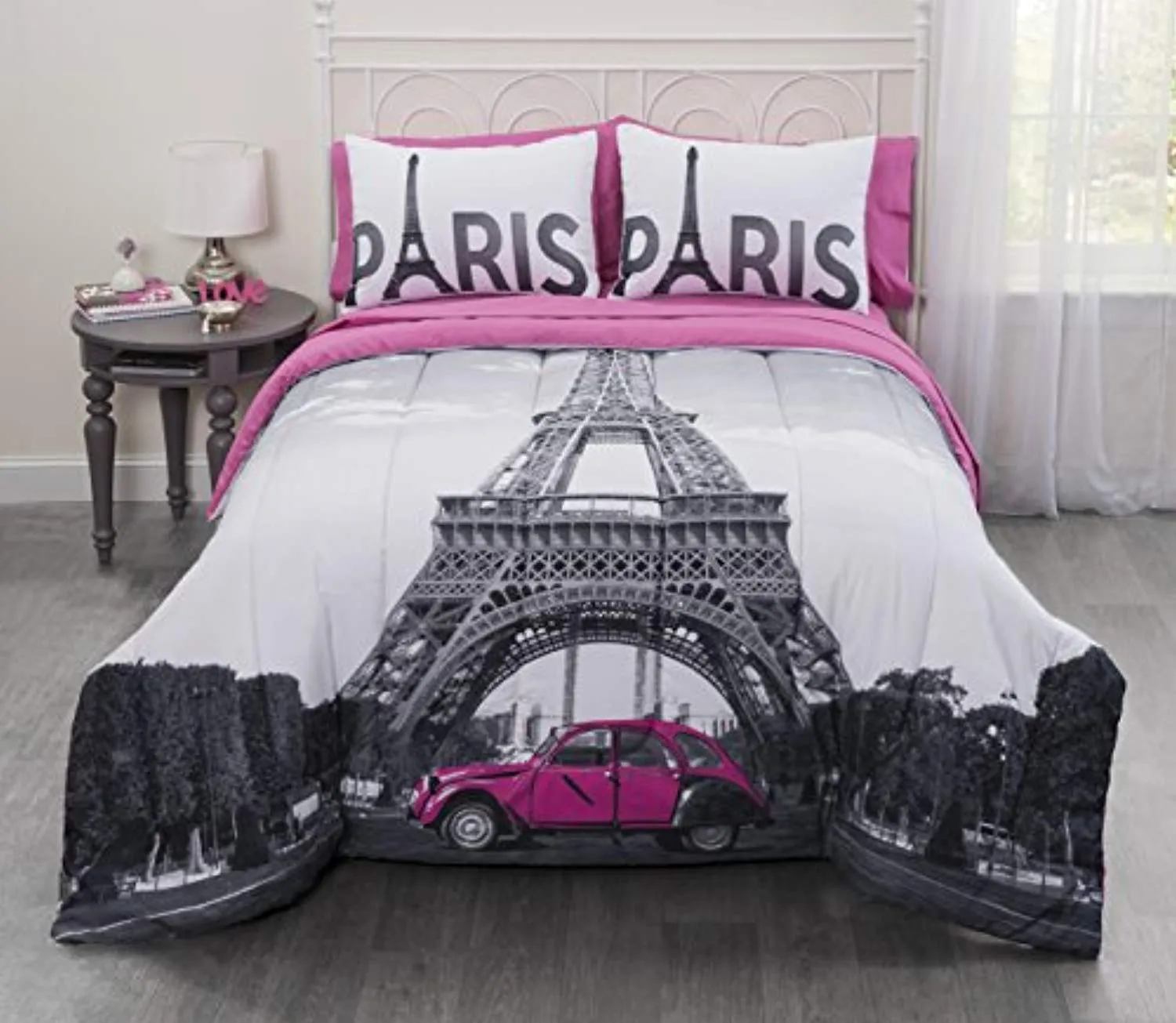 Casa Photoreal Paris Eiffel Tower Bed-in-a-Bag, Queen