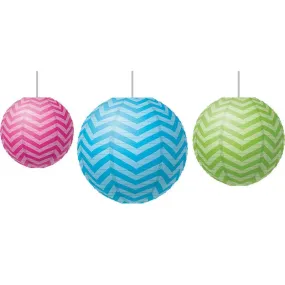 CHEVRON PAPER LANTERNS