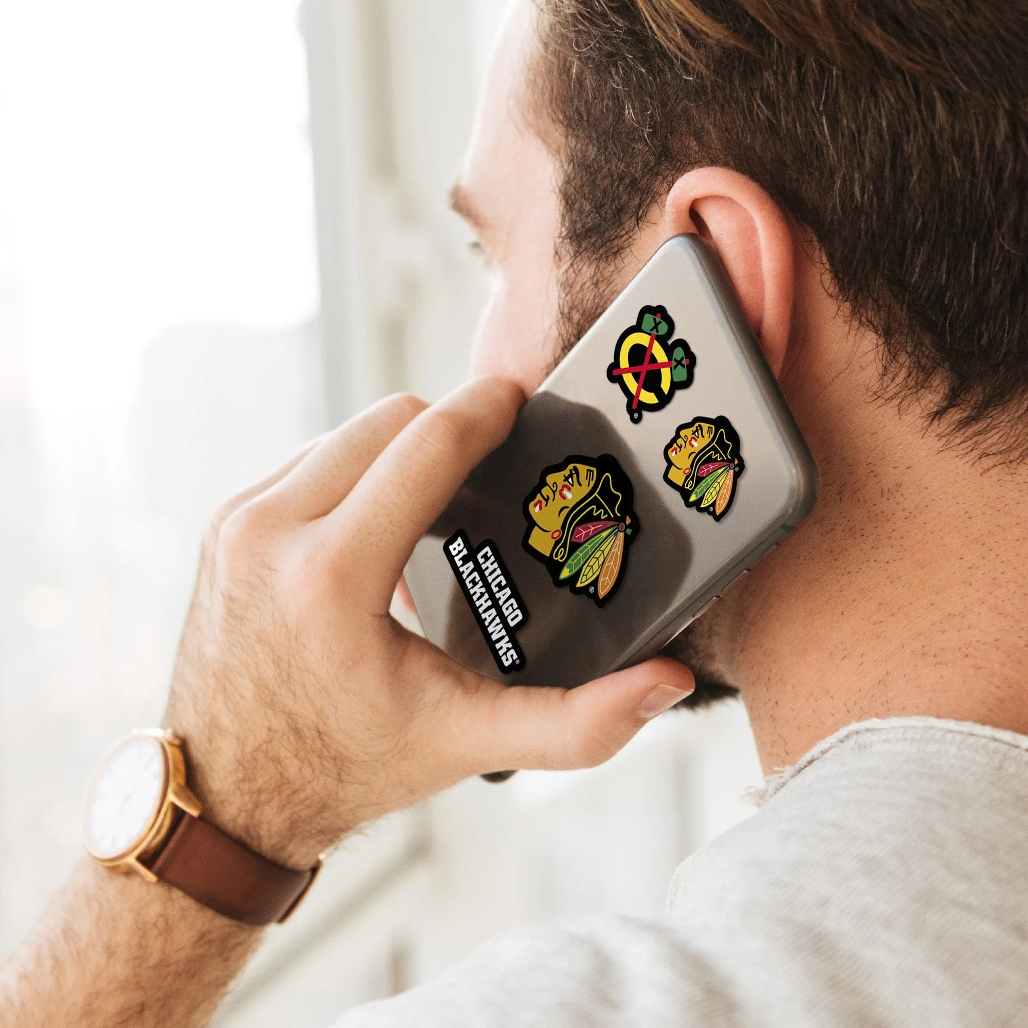 Chicago Blackhawks 12 Count Mini Decal Sticker Pack