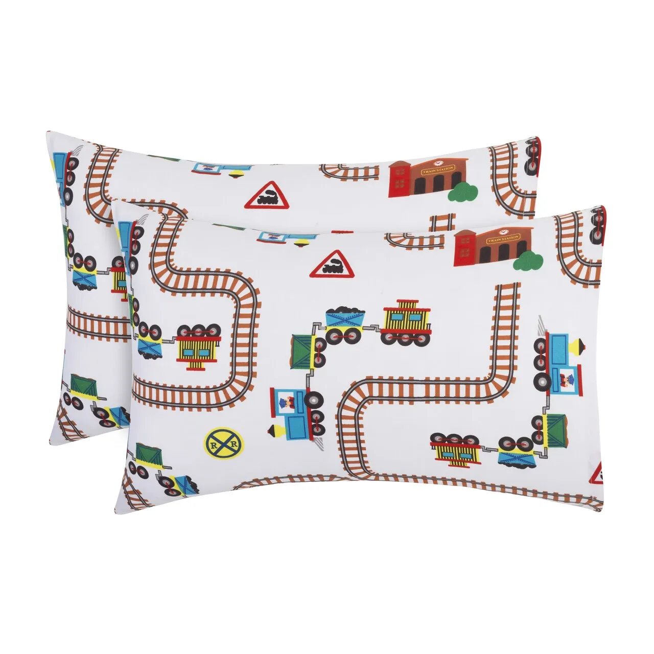 Choo Choo Train 2-Pack Toddler Travel Pillowcases