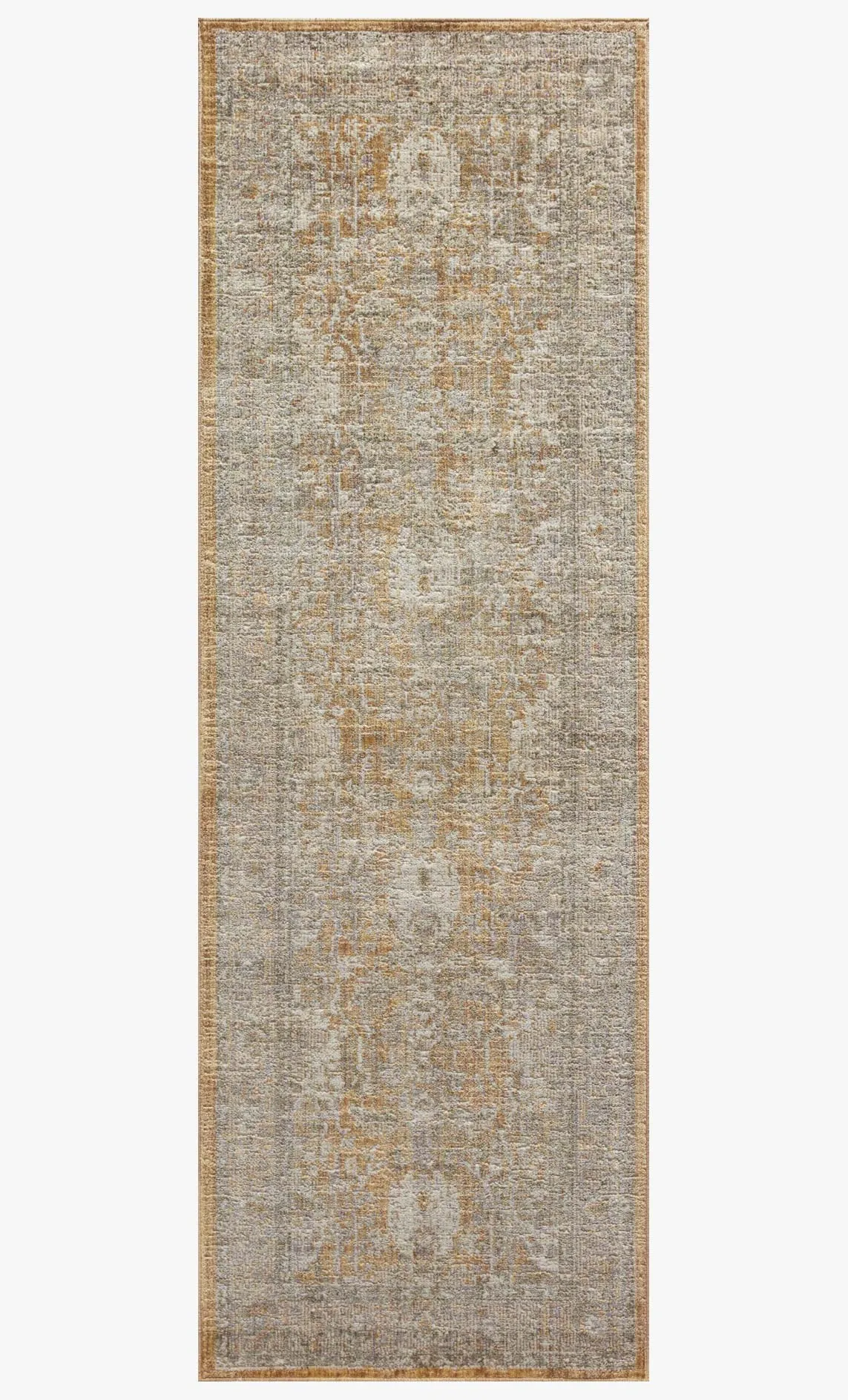 Chris Loves Julia x Loloi - Rosemarie Collection - Traditional Power Loomed Rug in Gold & Sand (ROE-01)