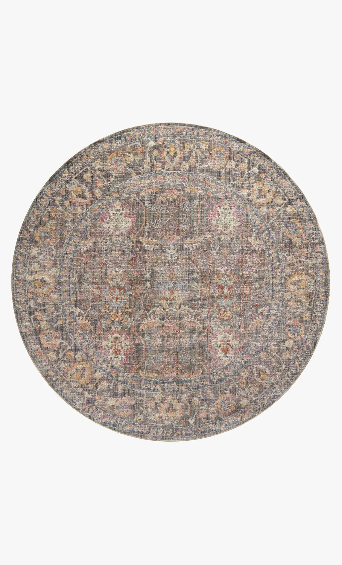 Chris Loves Julia x Loloi - Rosemarie Collection - Traditional Power Loomed Rug in Stone (ROE-01)