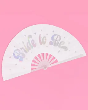 Cloud Nine Fan - iridescent folding fan