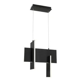 Coburg LED Pendant in Black