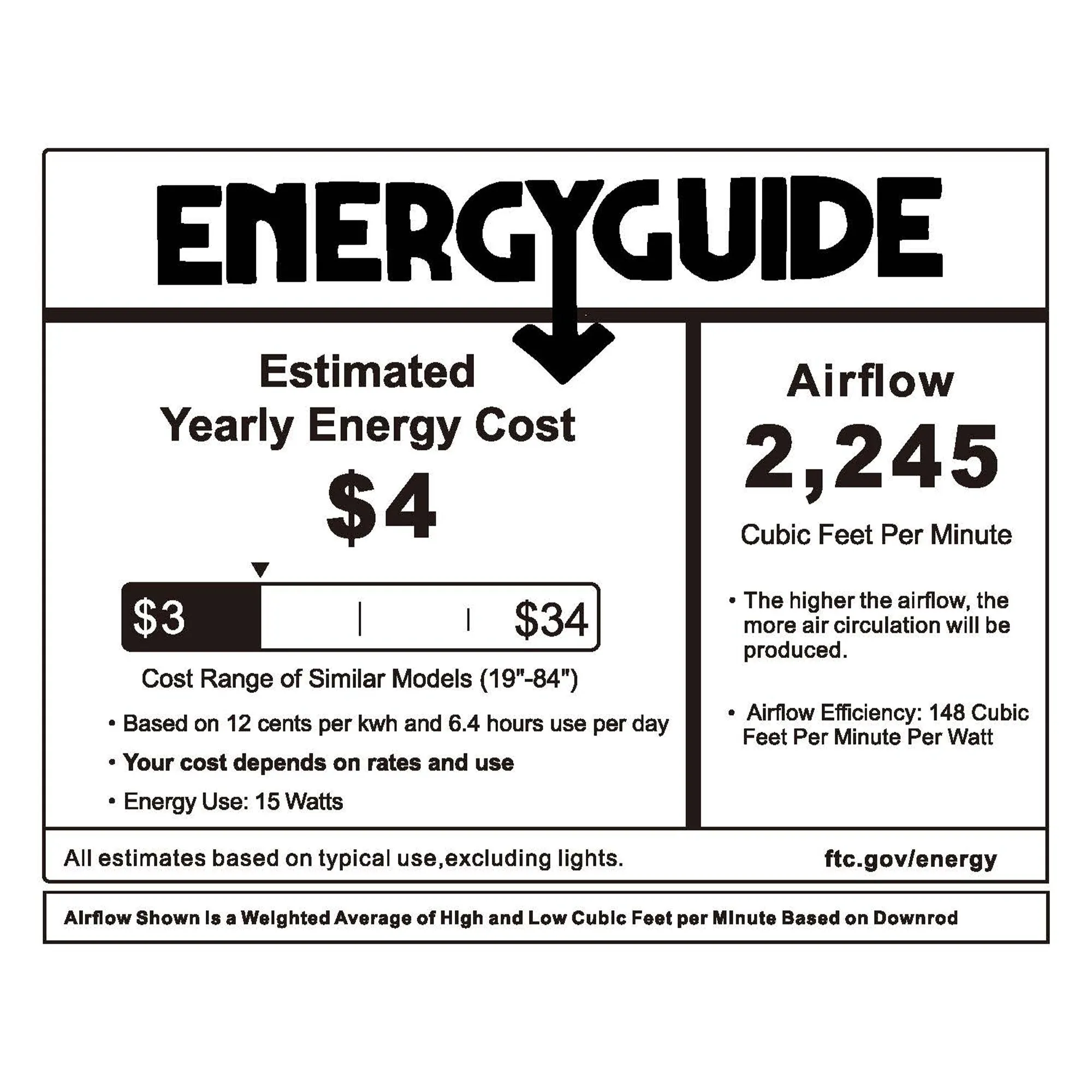 Coleman Low Profile Smart Fan with LED light and Remote 52 Inch