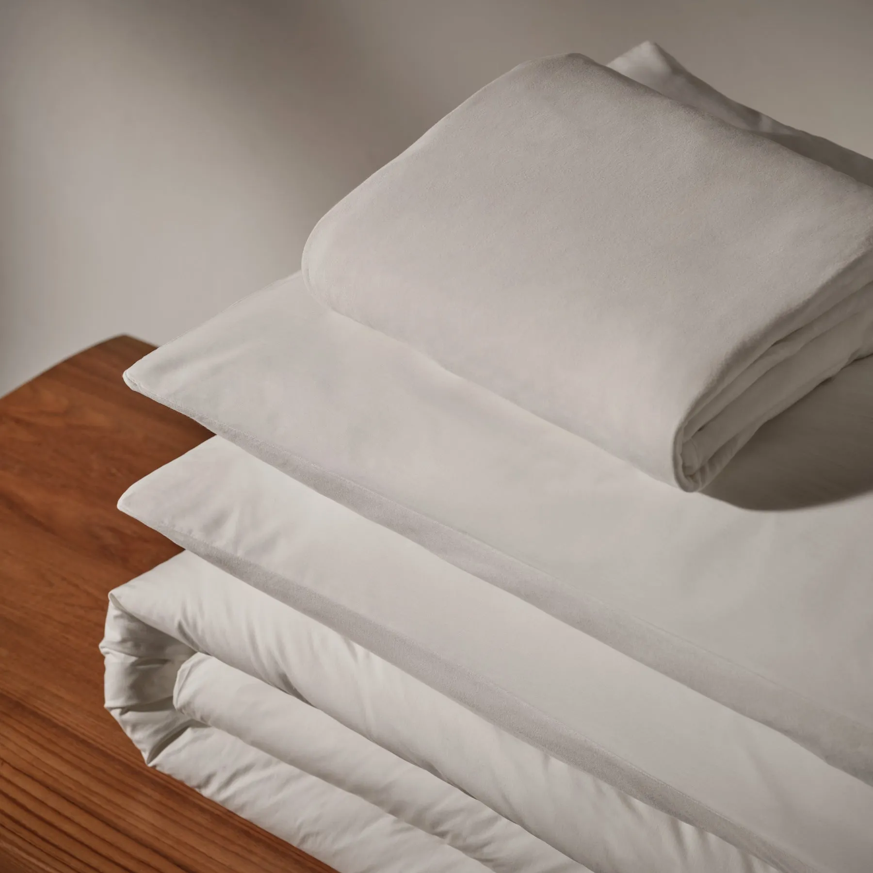 Cotton Bedding Set - King White