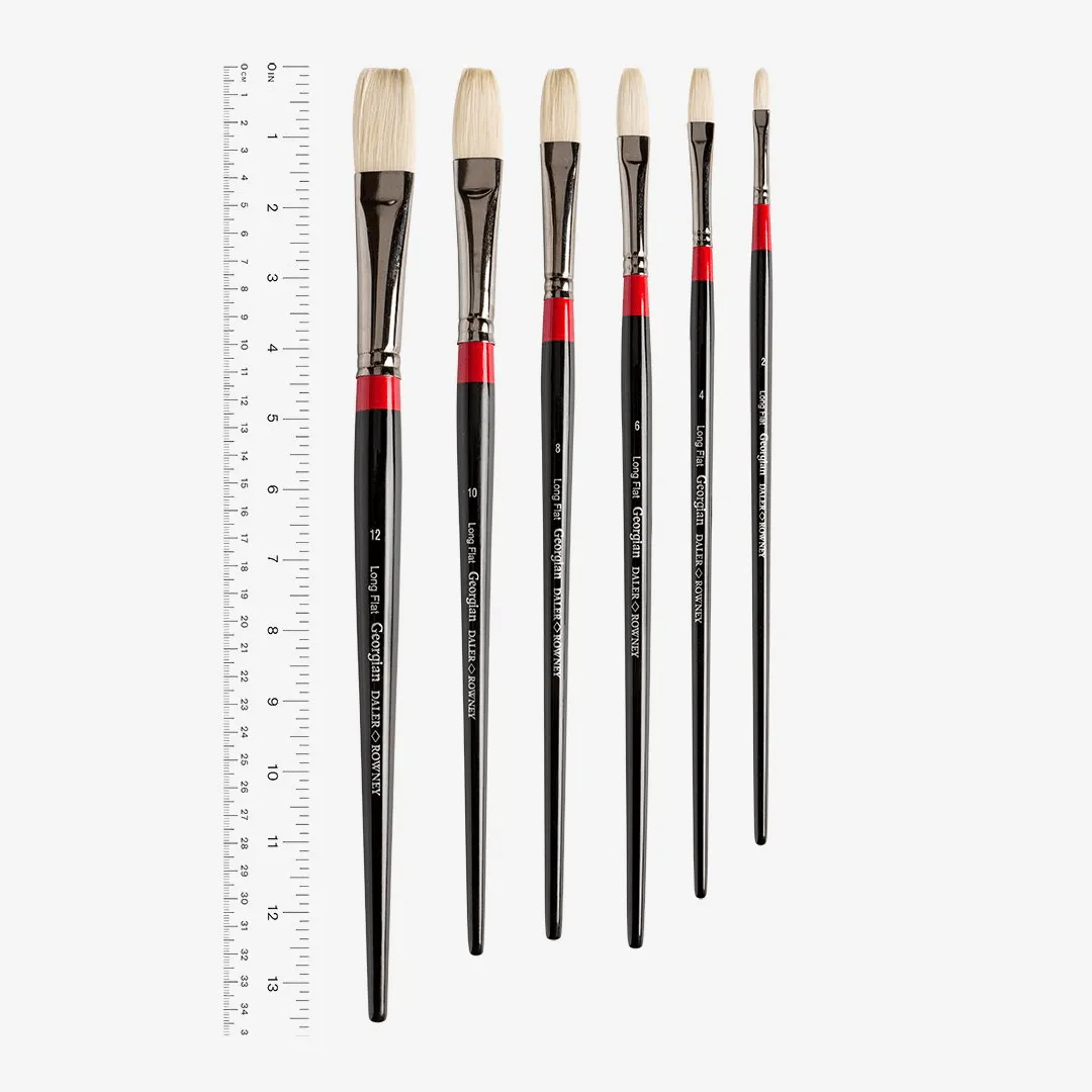 Daler Rowney Georgian Brush Flat Long Handle