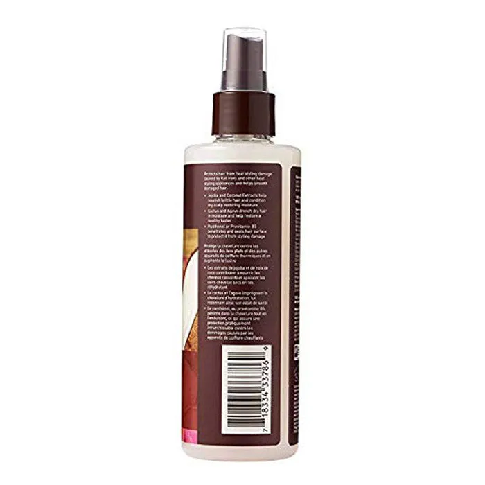 Desert Essence - Coconut Hair Defrizzer & Heat Protector Spray, 8 fl oz | Pack of 3