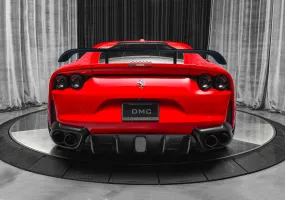 DMC Ferrari 812 SF Carbon Fiber Rear Wing: EVO FXX fits the OEM Superfast