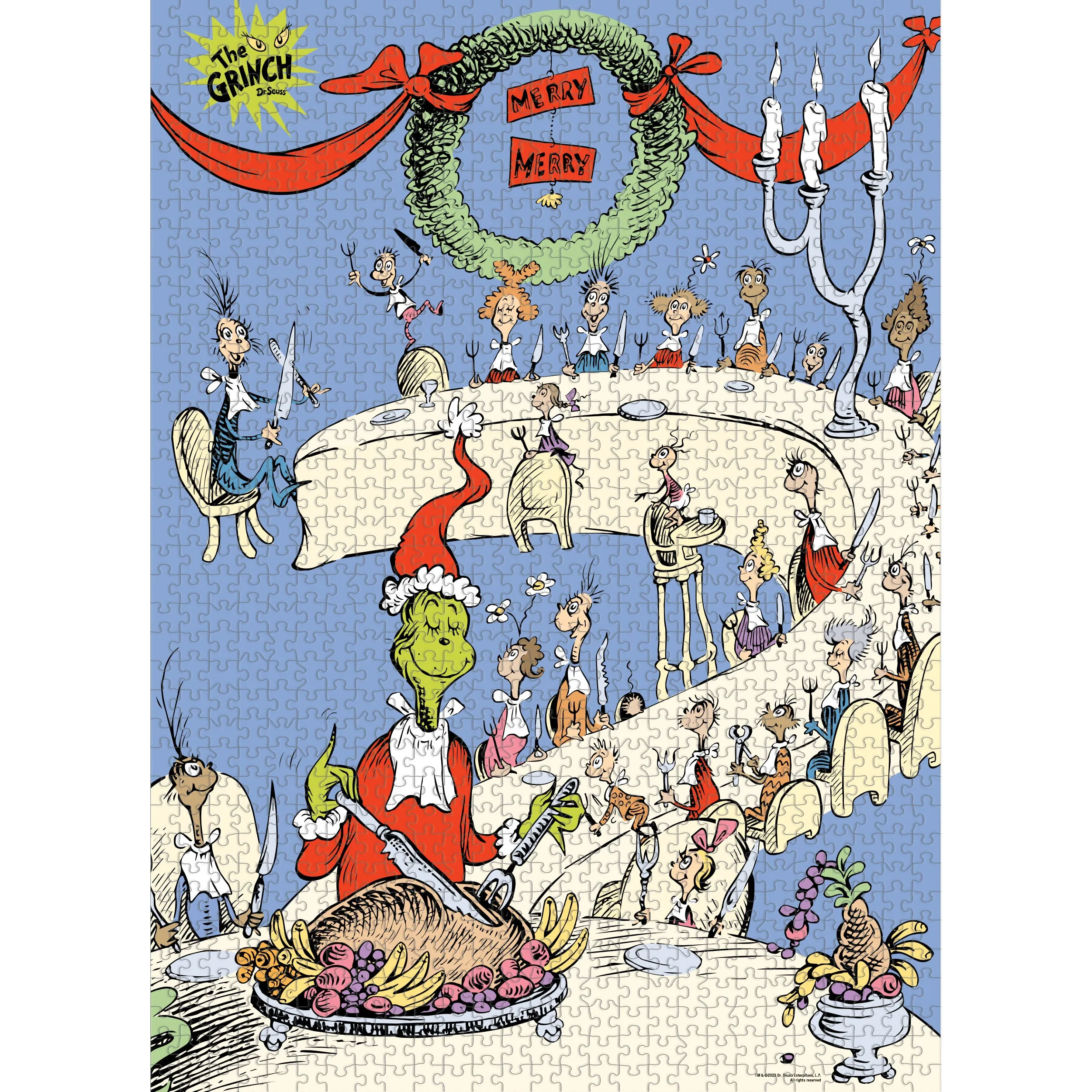 Dr. Seuss Grinch Feast 1,000 Piece Puzzle