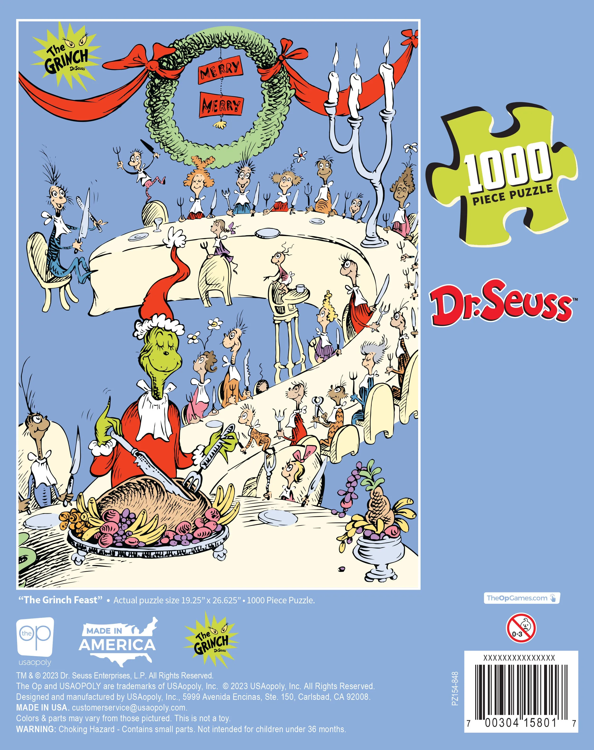 Dr. Seuss Grinch Feast 1,000 Piece Puzzle