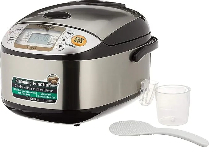 Electronic Rice Cooker And Warmer 1.0 Litre  Stainless Brown