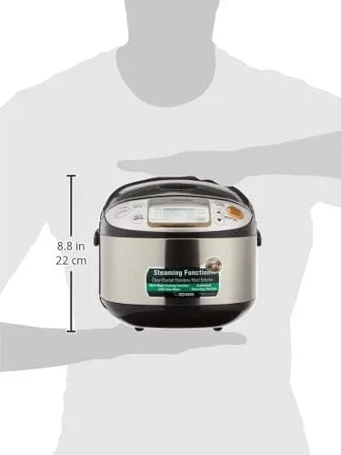 Electronic Rice Cooker And Warmer 1.0 Litre  Stainless Brown