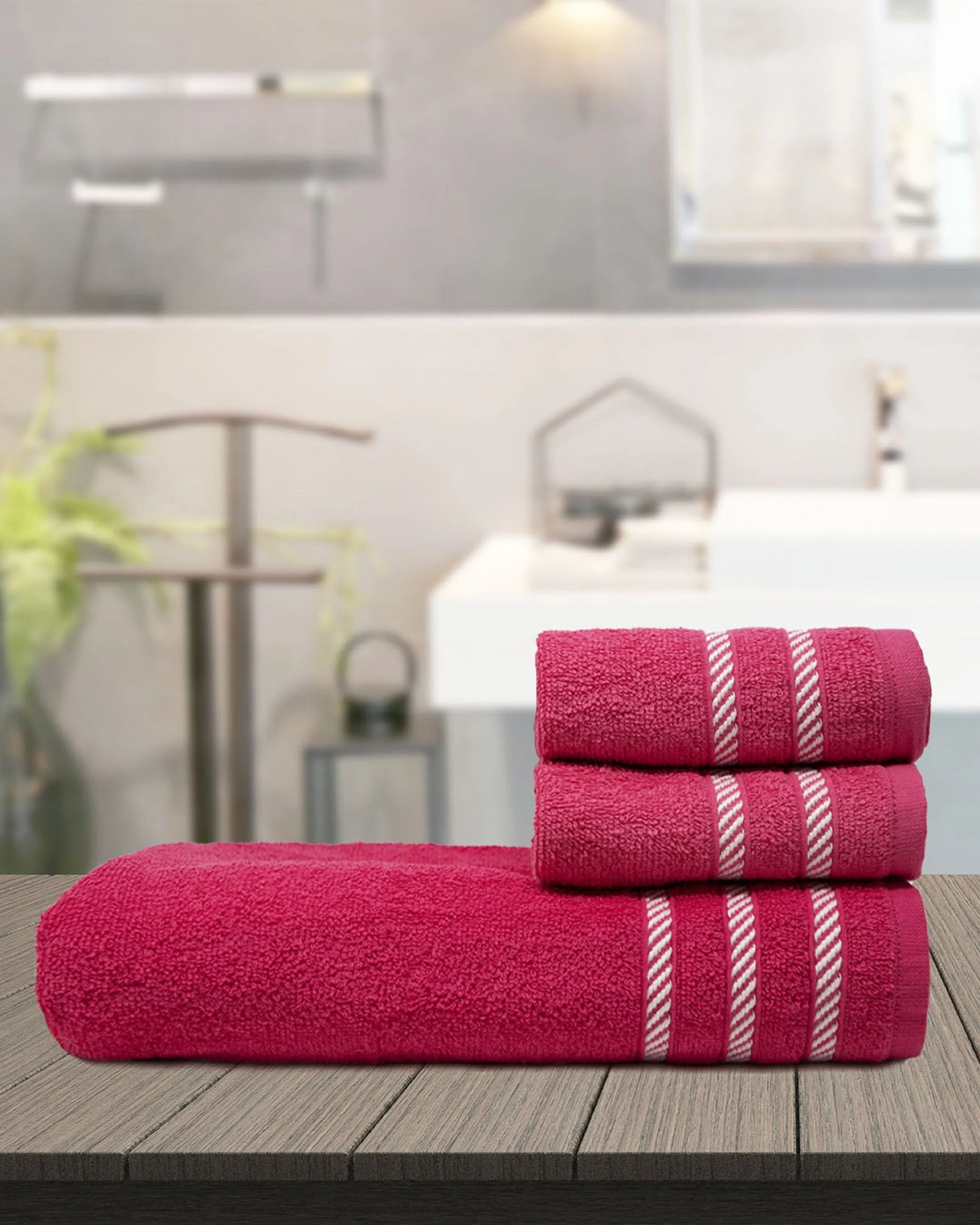 Ember Bath Towels- 3pcs- Angie's India