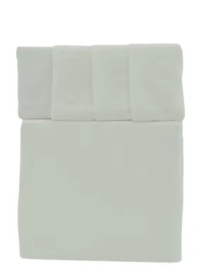 ESF45909PA, Sono Bella - 6Pc Solid Full Sheet Set - Dove (Off White)