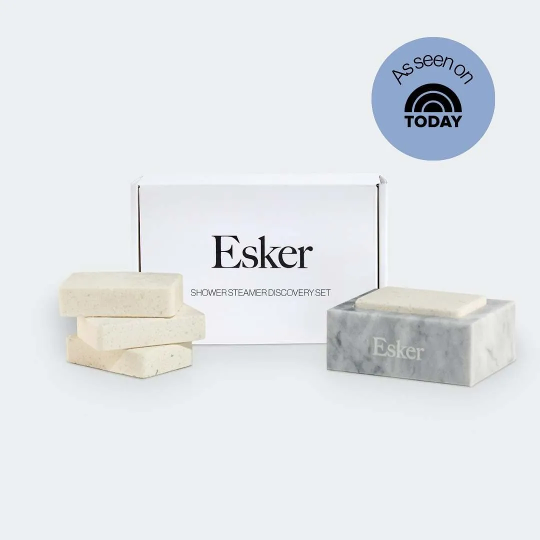 Esker: NEW Shower Steamer Discovery Set