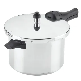 Farberware 48296 6-Quart Aluminum Stovetop Pressure Cooker, 15 PSI