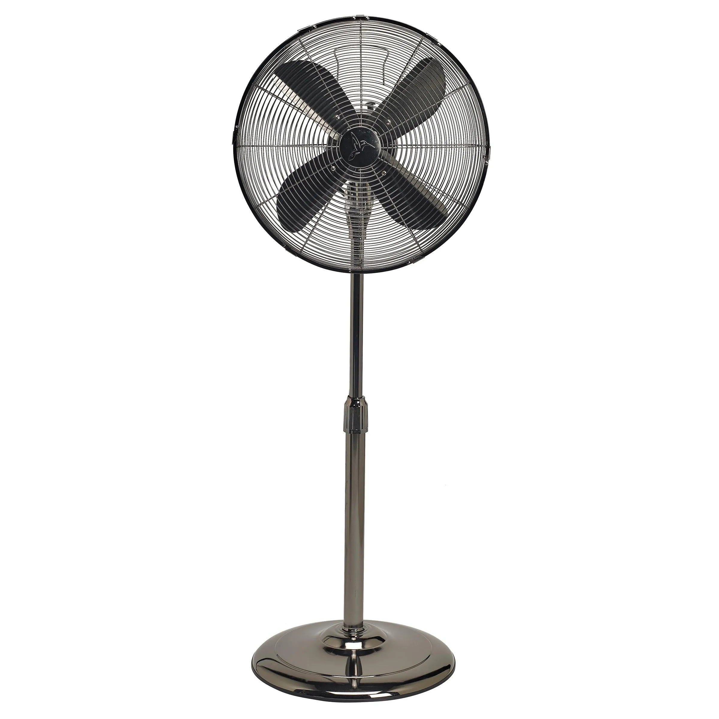 Floor Fan - Adjustable Height - Pearl Black