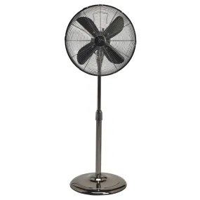 Floor Fan - Adjustable Height - Pearl Black