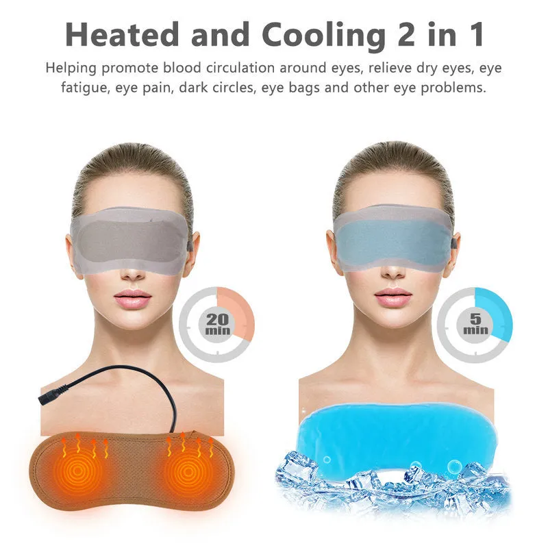 Four Speed Temperature Control Of Rechargeable Heating Steam Hot Compress Eye Mask