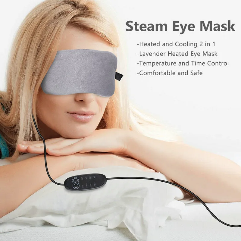 Four Speed Temperature Control Of Rechargeable Heating Steam Hot Compress Eye Mask