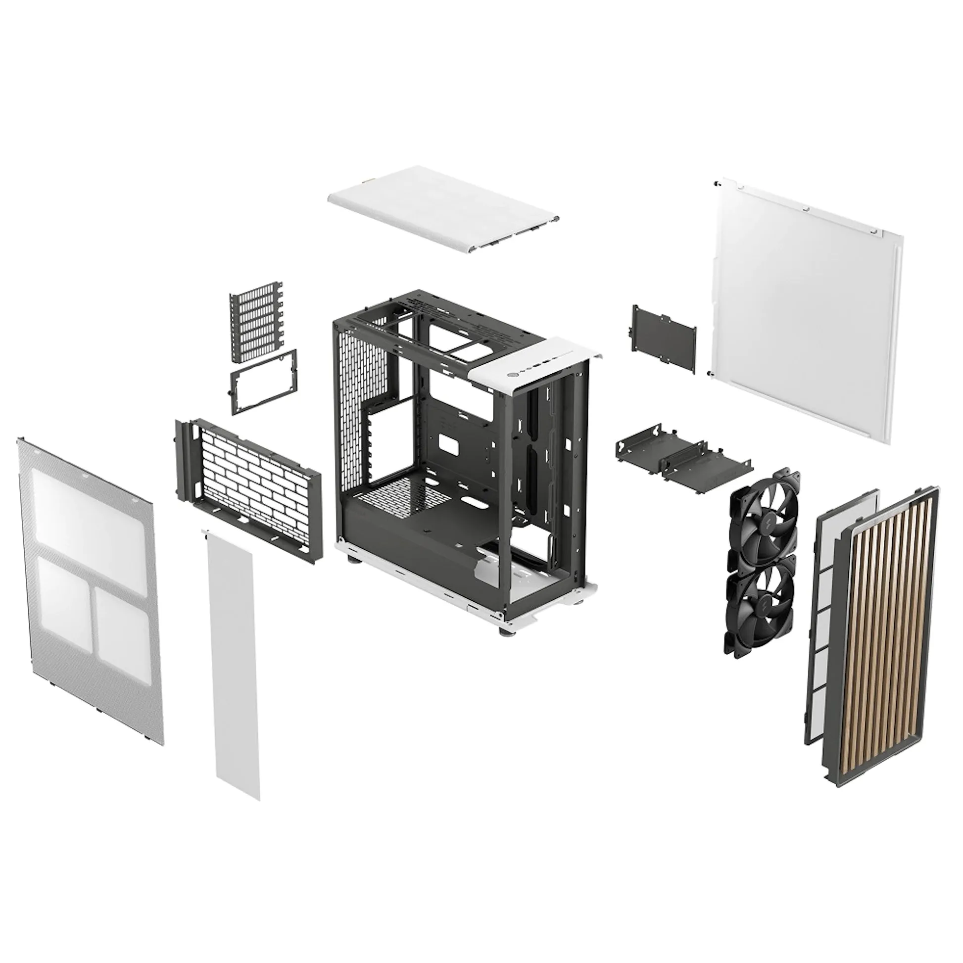 Fractal Design North Chalk White Mesh ATX Case