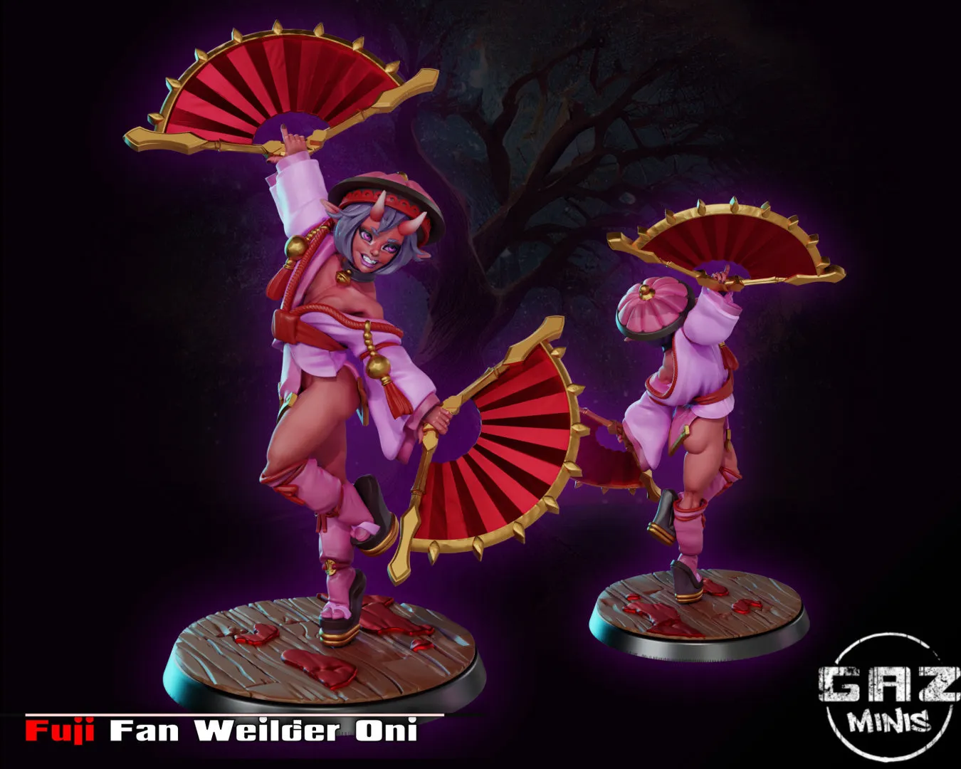 Fuji, The Oni Fan Weilder by Gaz Minis