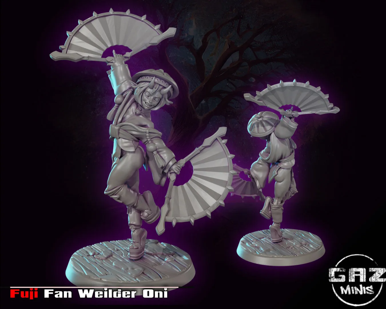 Fuji, The Oni Fan Weilder by Gaz Minis