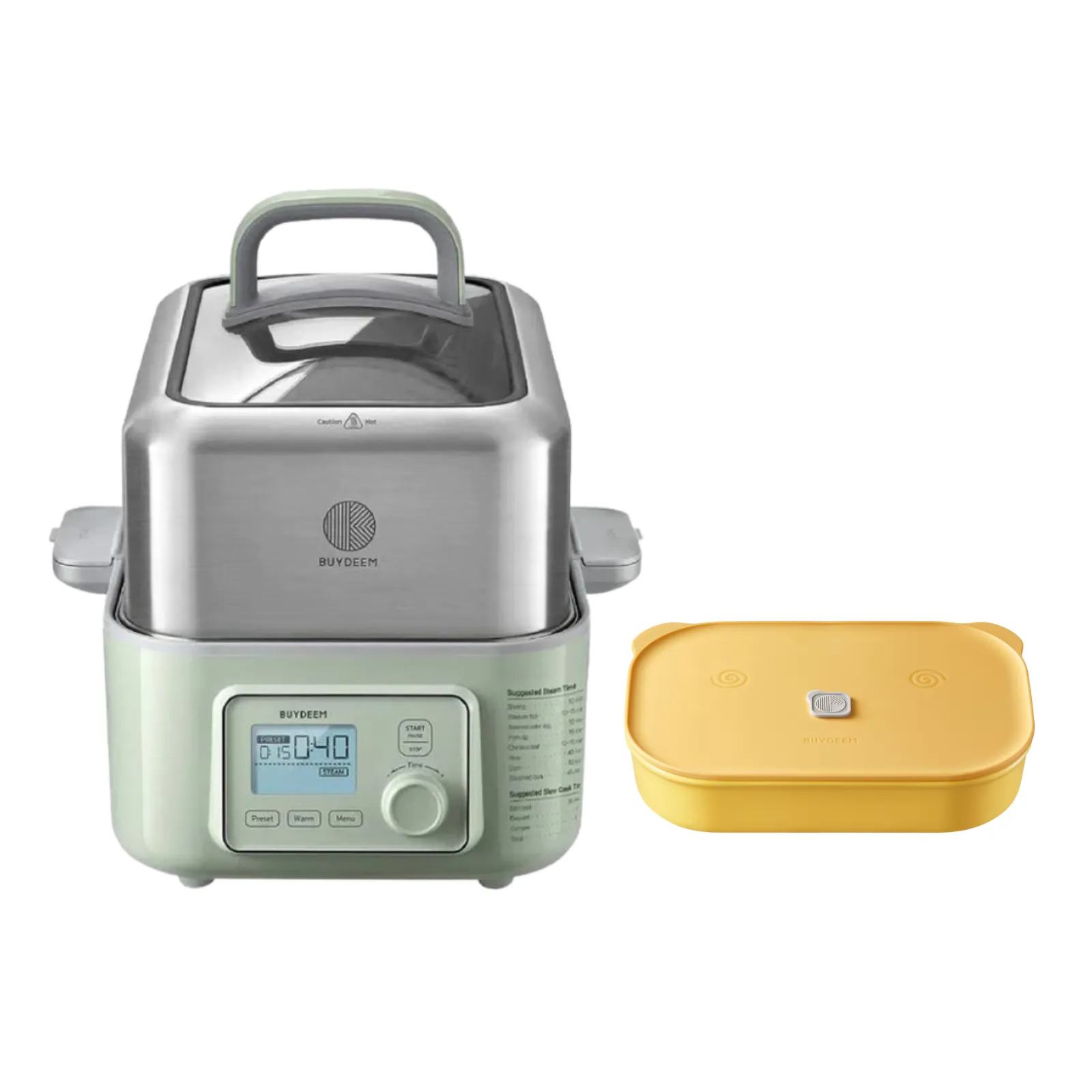 G553 Food Steamer with Ceramic Lunch Box - Bundle Offer