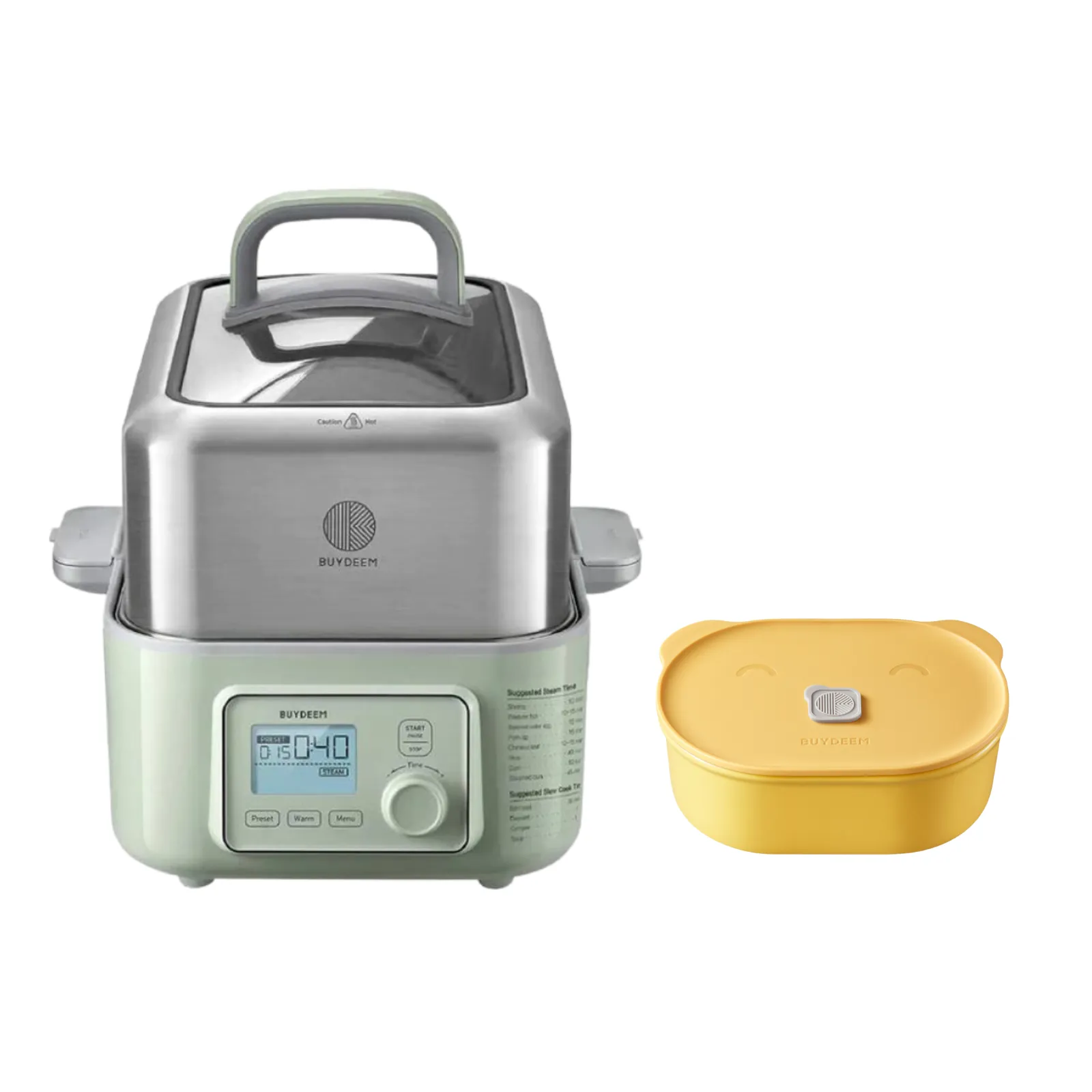 G553 Food Steamer with Ceramic Lunch Box - Bundle Offer