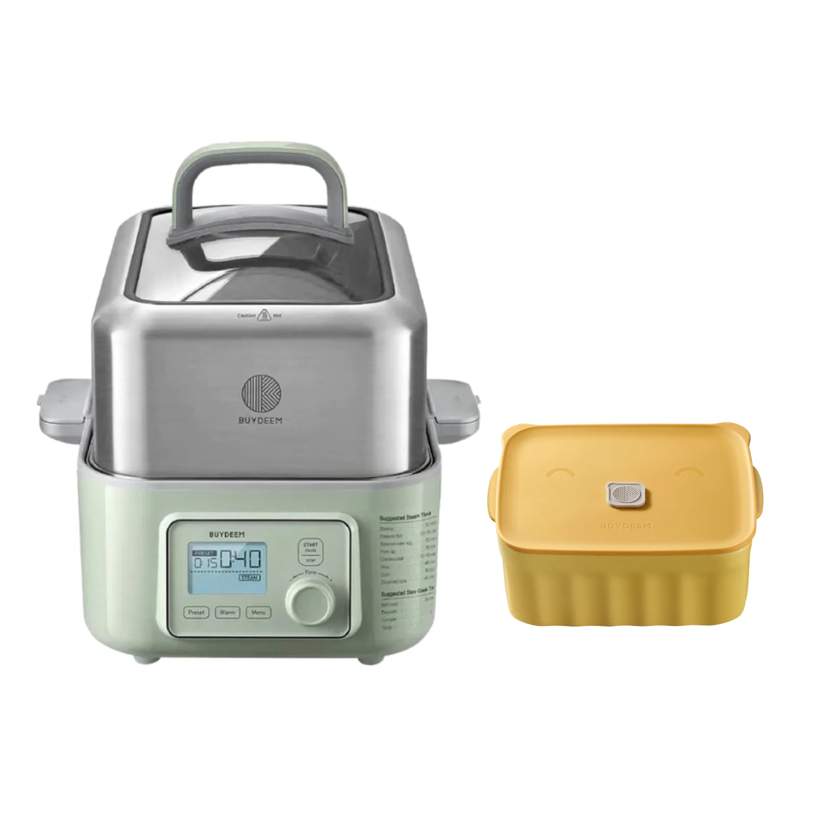 G553 Food Steamer with Ceramic Lunch Box - Bundle Offer