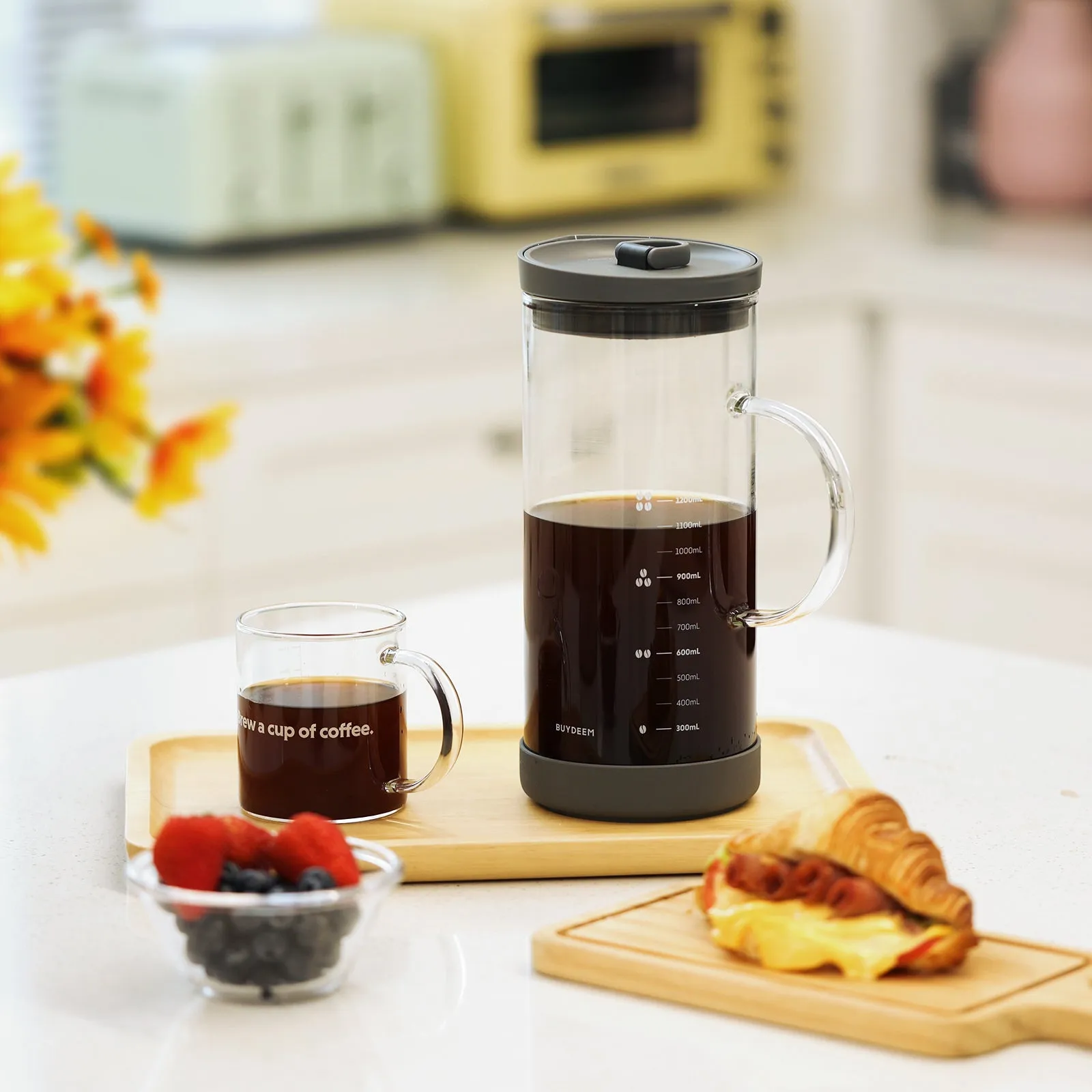 G553 Food Steamer with Cold Brew Coffee Maker - Bundle Offer