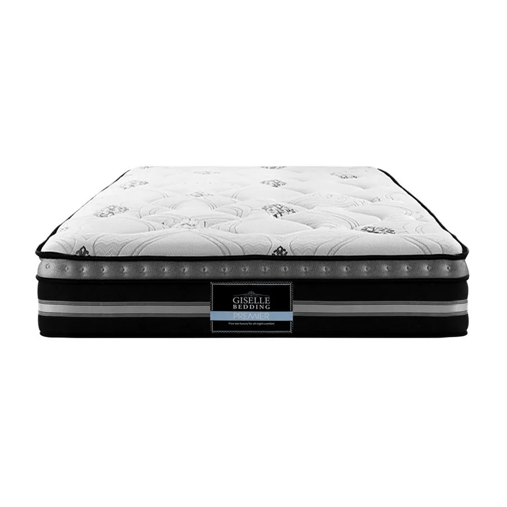 Galaxy Euro Top Cool Gel Pocket Spring Mattress 35cm Thick - King Single