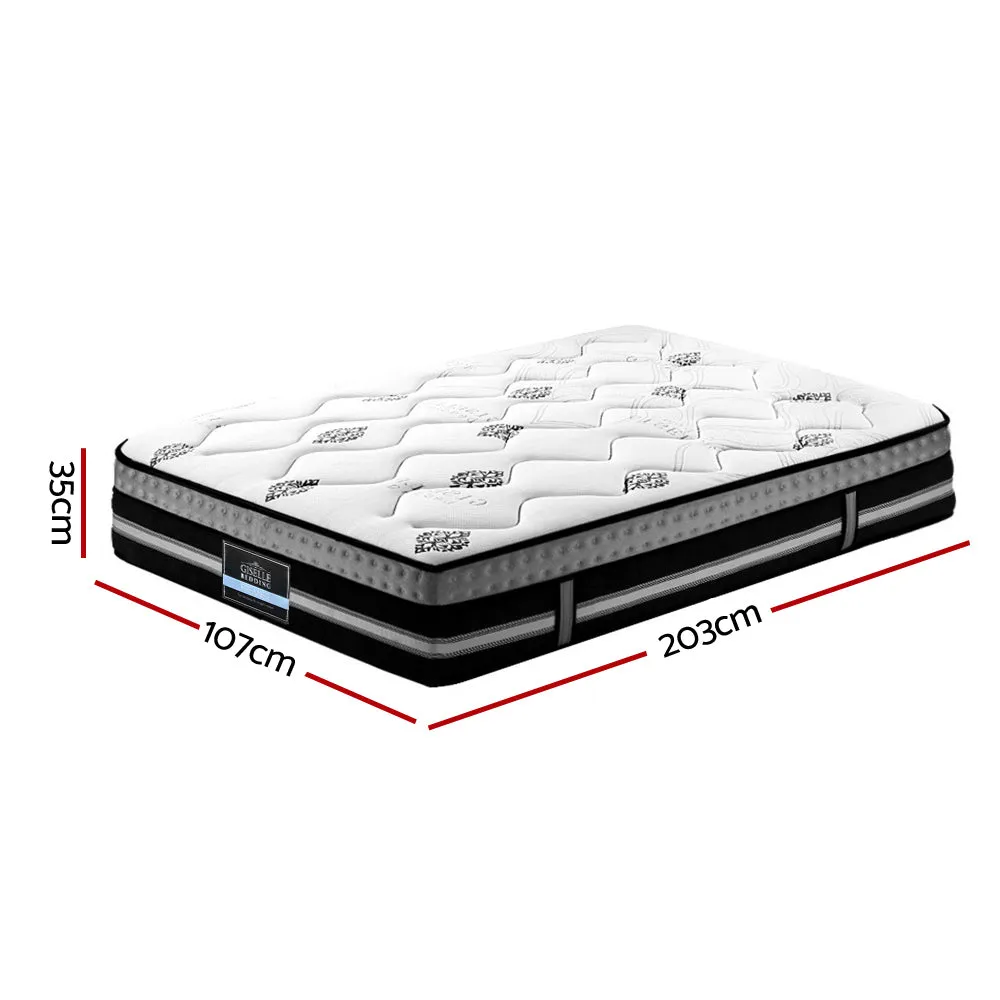 Galaxy Euro Top Cool Gel Pocket Spring Mattress 35cm Thick - King Single