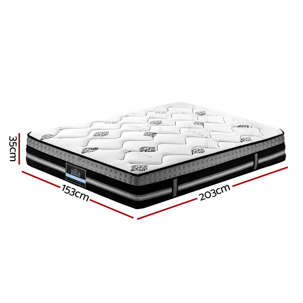 Galaxy Euro Top Cool Gel Pocket Spring Mattress 35cm Thick - Queen