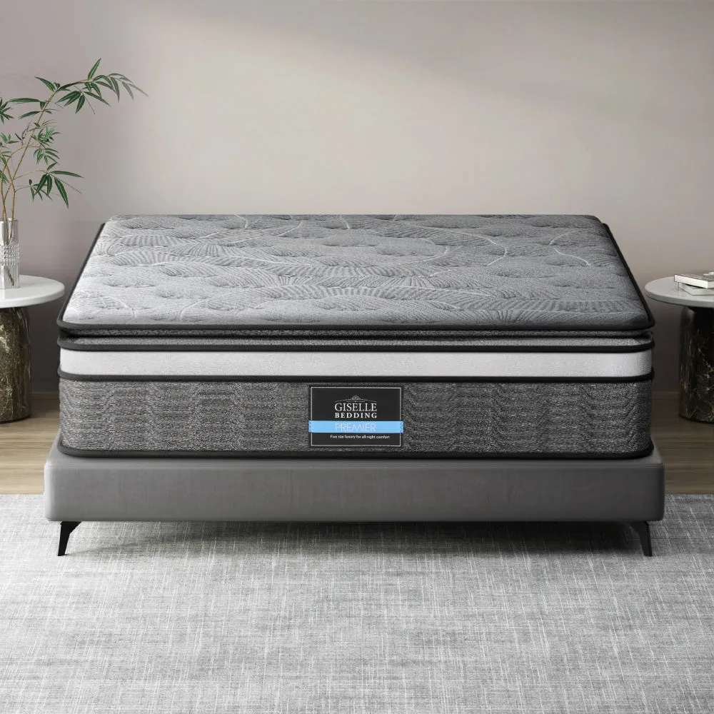 Giselle Mattress Pocket Mini Spring Mattresses Medium Firm 9-Zone Bed Queen