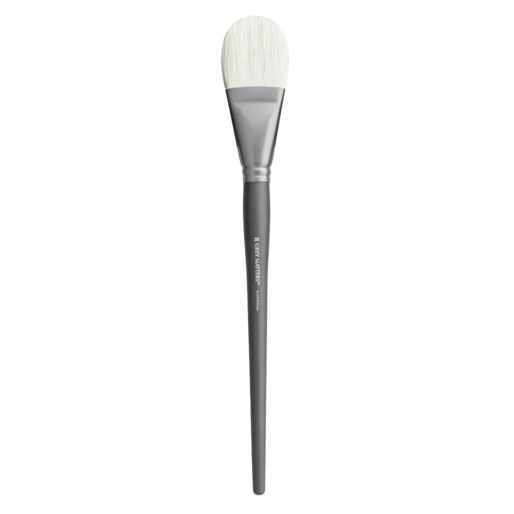 Gray Matters Interlock Bristle Filbert Series Long Handle