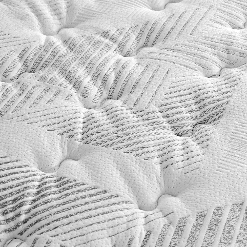 Green Tea Foam Medium-Firm 25cm Double Mattress - Giselle Bedding